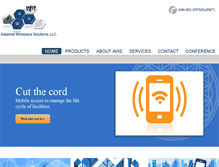 Tablet Screenshot of adaptiveworkplacesolutions.com